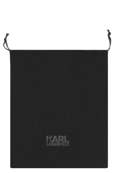 naramna torba/damska torbica brez ročajev miniaudiere Karl Lagerfeld 	temno modra	